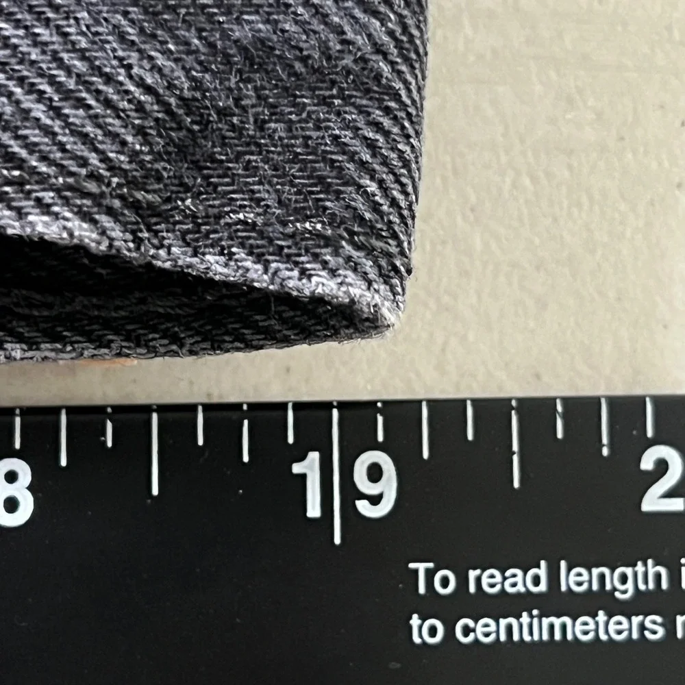 Levi's Mens 40x32 Black 501 Original Fit Straight Leg Button Fly Denim Jeans